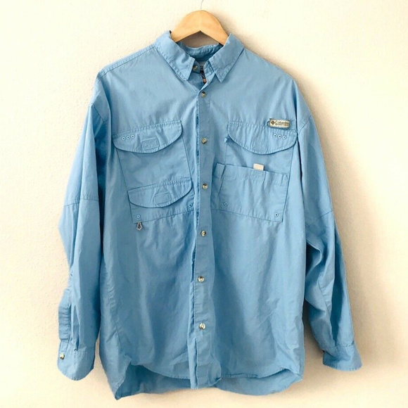 Columbia Other - Columbia Mens PFG Long Sleeve Button Down Shirt